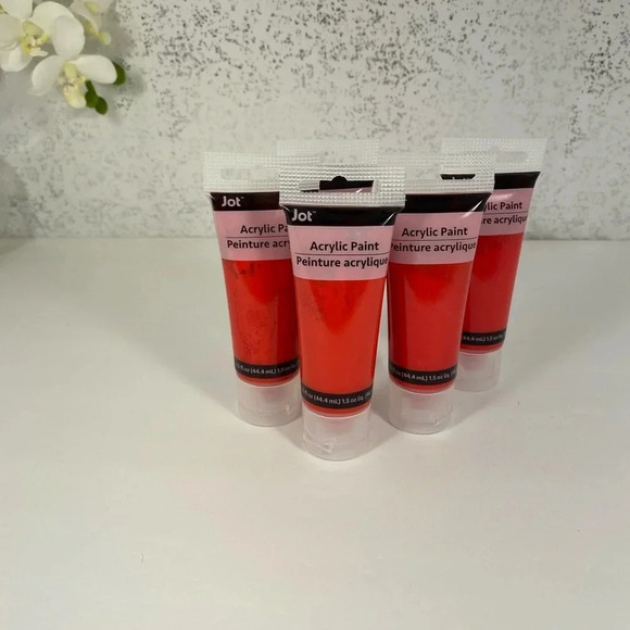 Jot Red Acrylic Paint Set - Picture 2 of 6